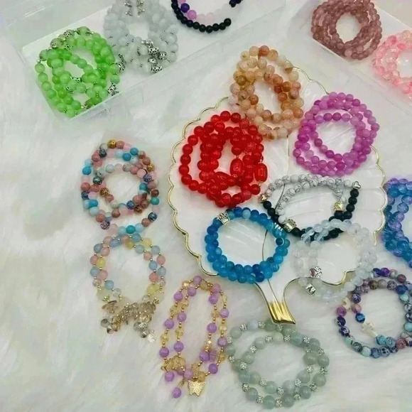 Not So Mystery Bracelet Bundle 5 (5 Piece Randomly Selected Beaded Bracelets) - Picture 15 of 17